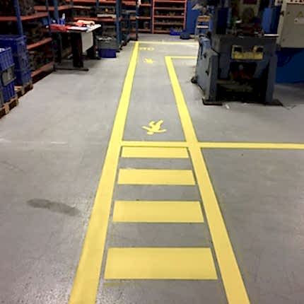 Fabrika İçi Yol ve Yön Çizgileri