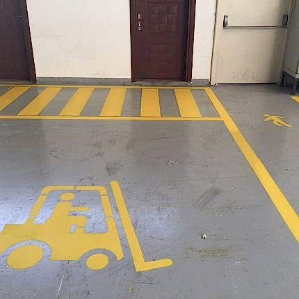 Fabrika İçi Yol ve Yön Çizgileri