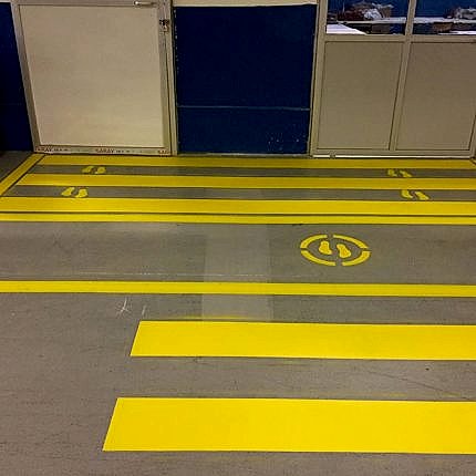 Fabrika İçi Yol ve Yön Çizgileri