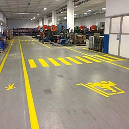 Fabrika İçi Yol ve Yön Çizgileri